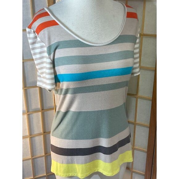 Lapis XL Lightweight Striped Top - Picture 1 of 13